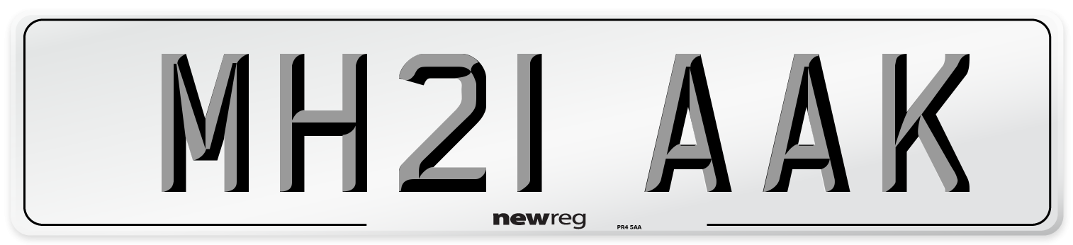 MH21 AAK Number Plate from New Reg